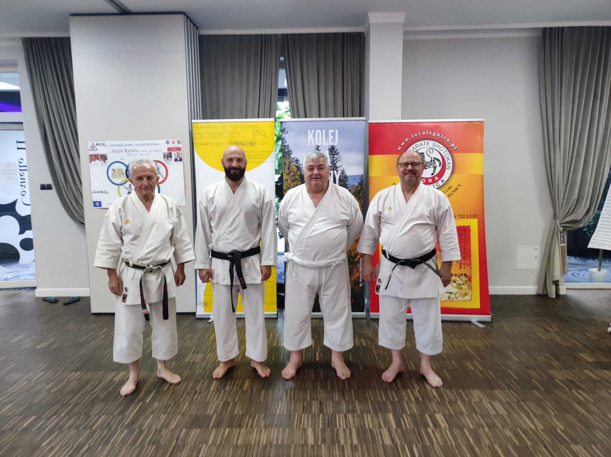 Formazione in Polonia con il Maestro Giuseppe Beghetto e il presidente della federazione polacca